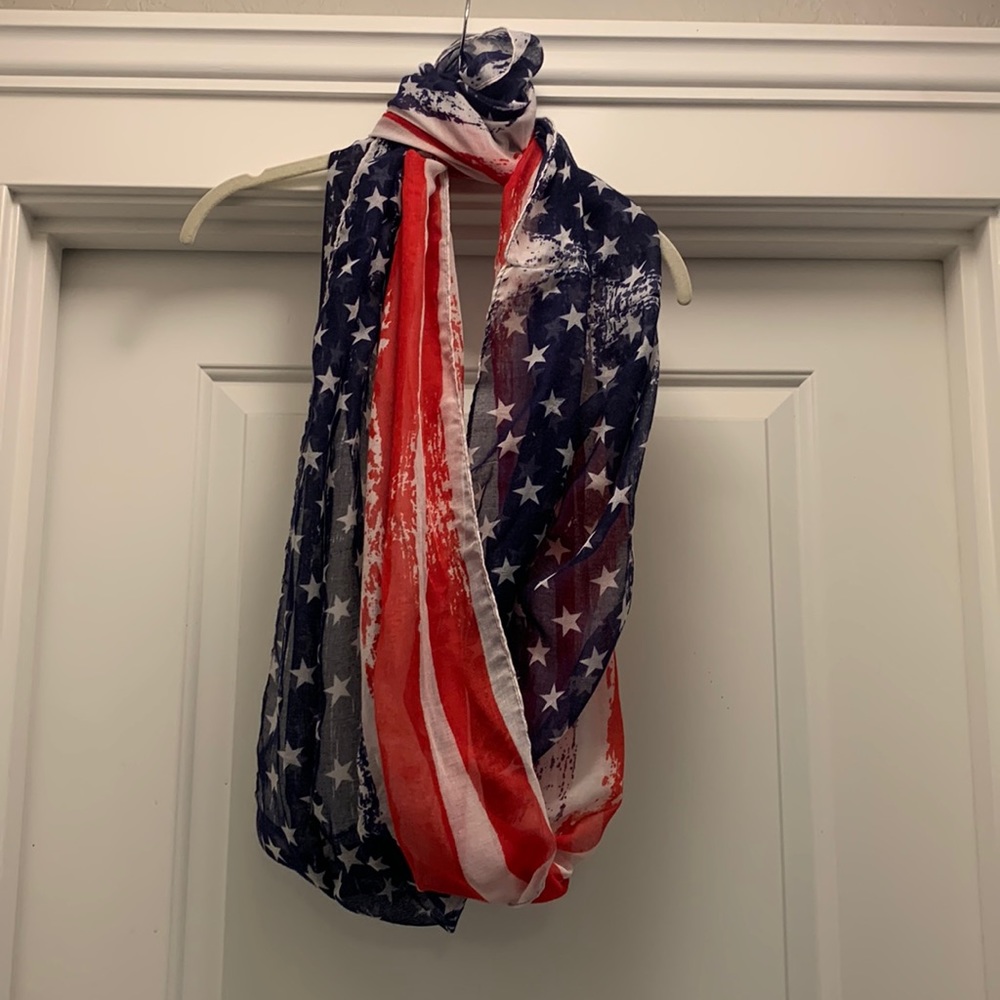 American flag infinity scarf